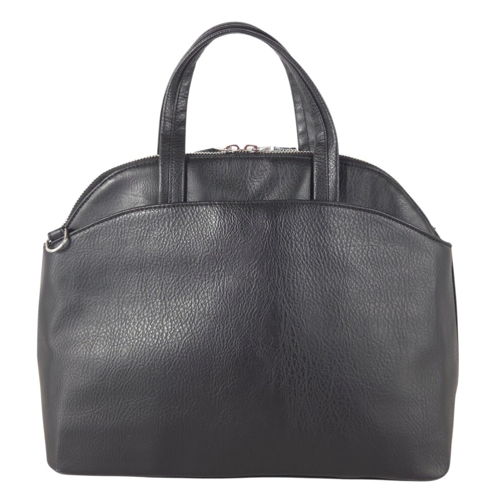 Matt & Nat Vegan Leather Large Satchel Handbag Black $165 - Picture 8 of 14